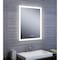 Ketcham Frosted Glass Edge Mirror LED Mirror, 24 W, 100/240 VAC - 50/60 Hz. CRI >= 85, Brushed Finish LUM-2436P - alternate 2
